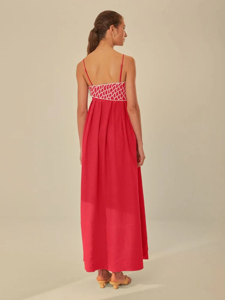 Koi Bloom Maxi Dress - Image 2