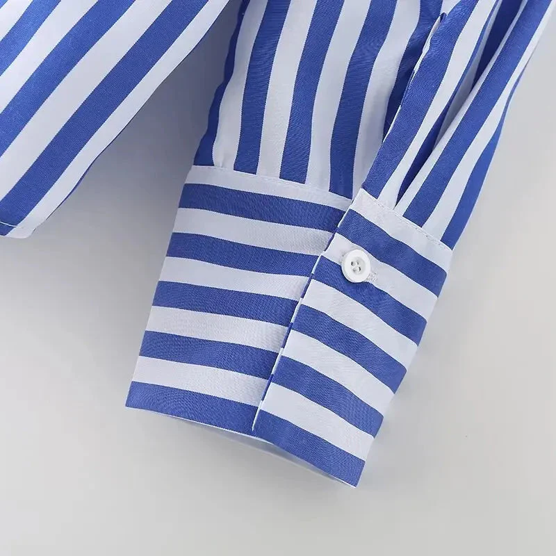 Carla Striped Blouse - Image 6