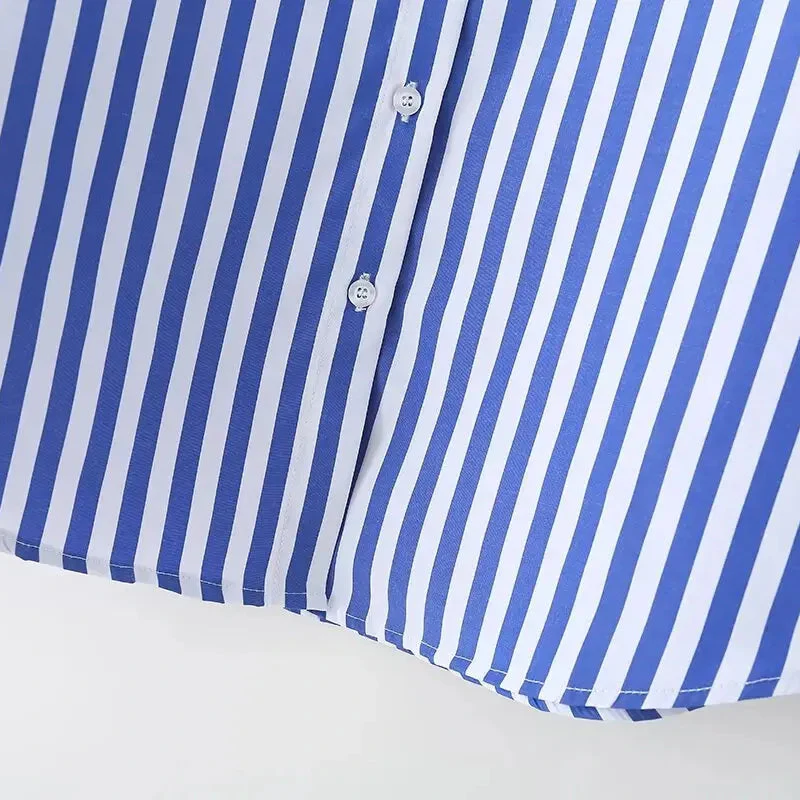 Carla Striped Blouse - Image 7