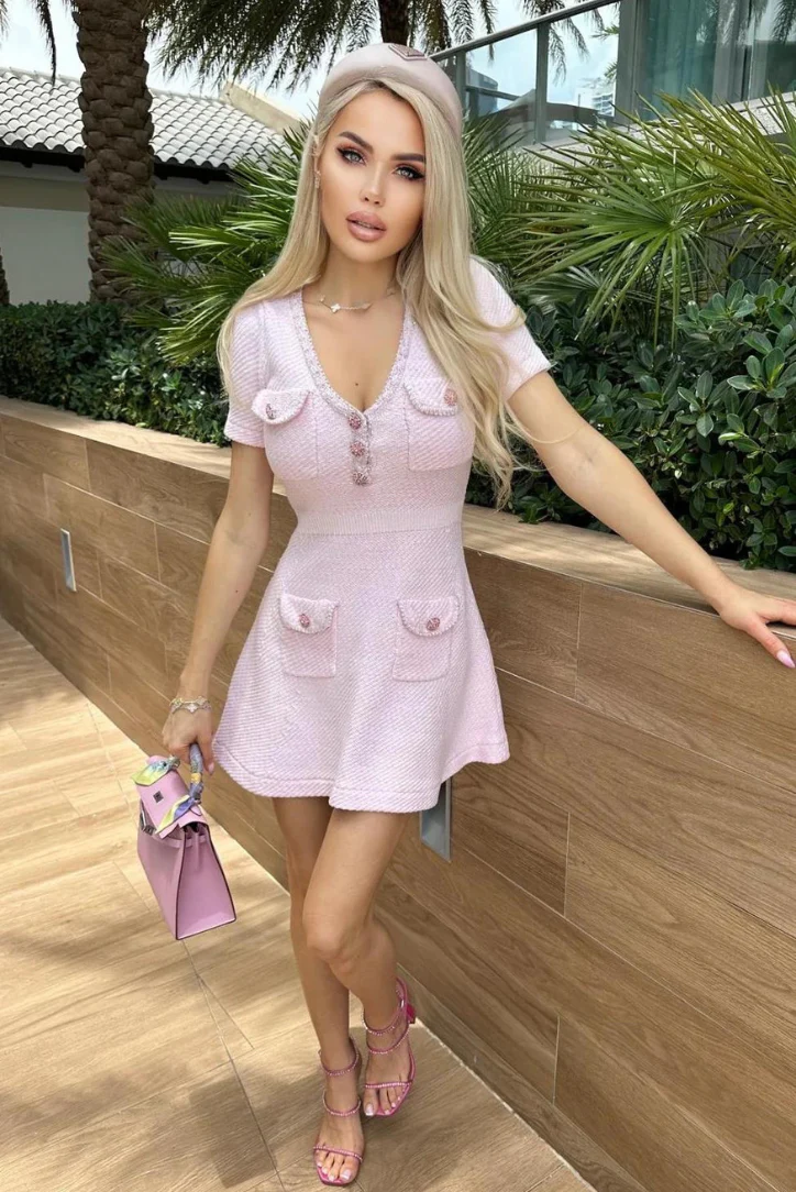 Elisetta Mini Dress - Image 9