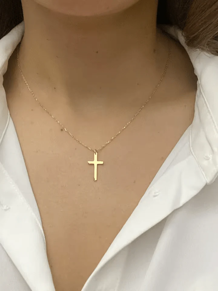 Elvina Cross Necklace - Image 3