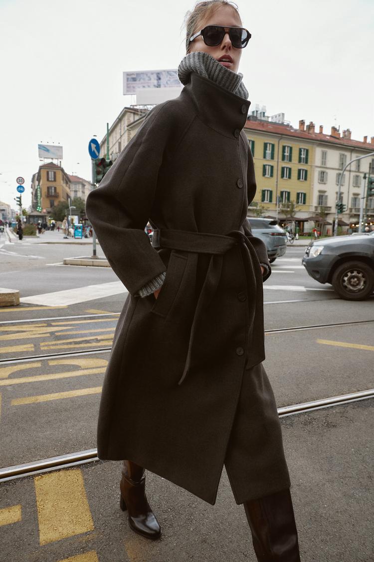 Helenzina Collar Belted Coat - Image 7