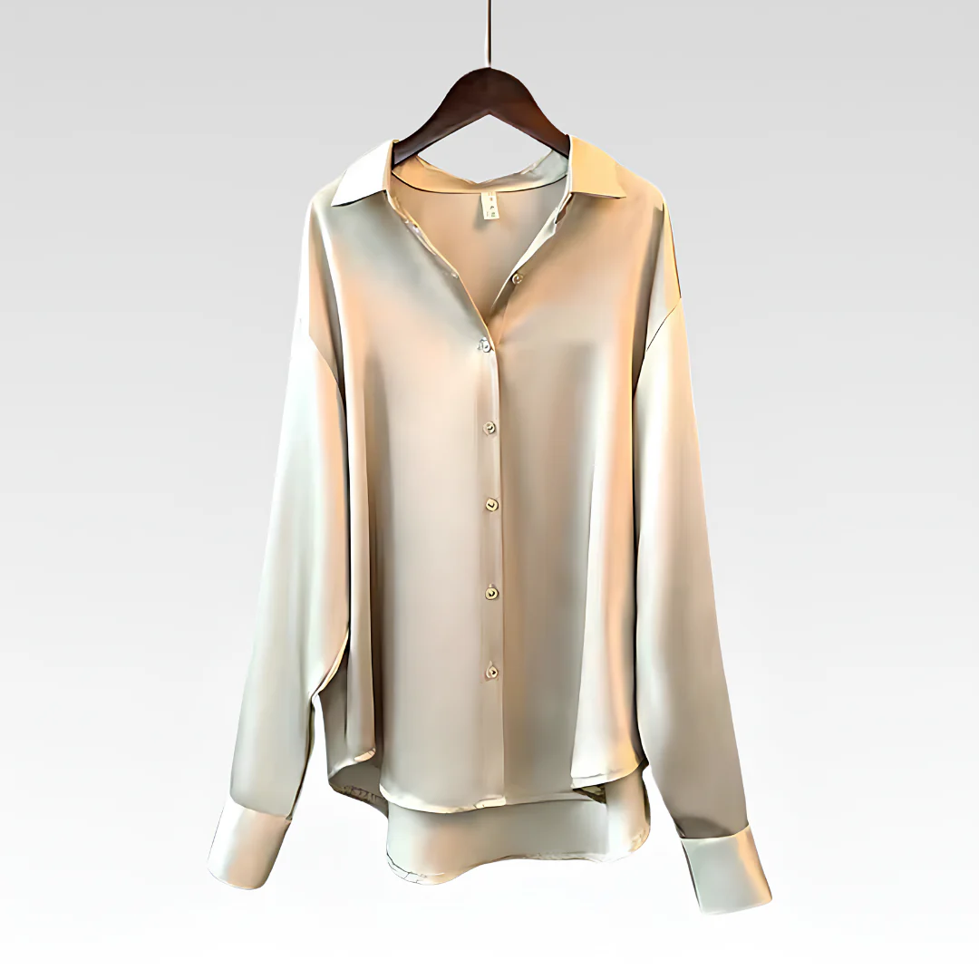 Lisse Satin Shirt - Image 5