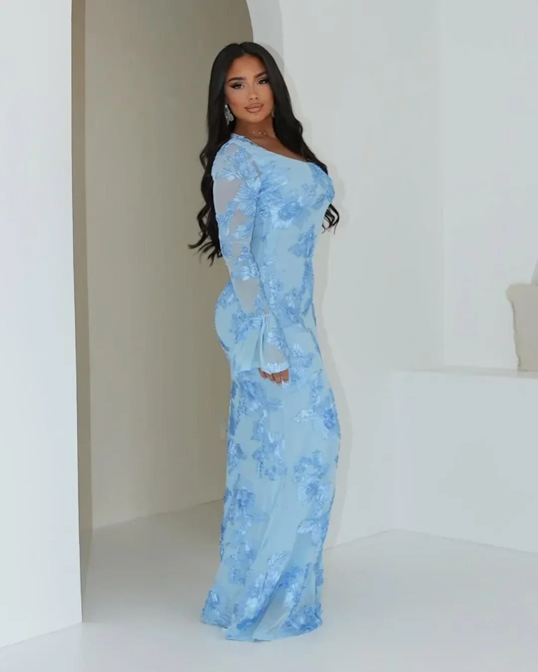 Lola Floral Maxi Gown - Image 6