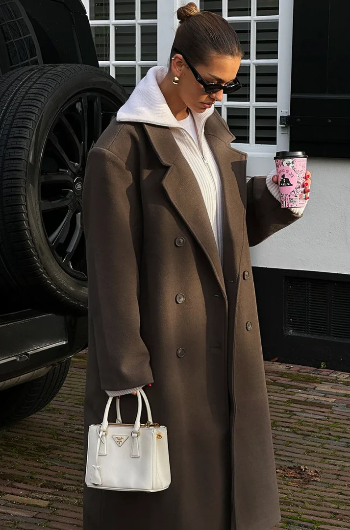 Noella Oversized Long Coat - Image 4