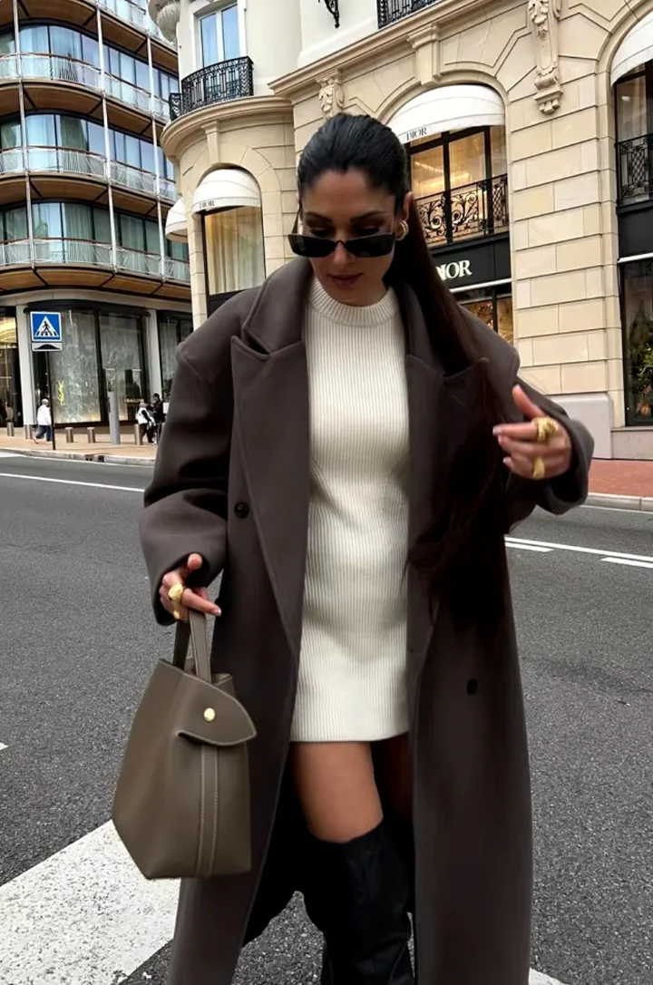 Noella Oversized Long Coat - Image 7
