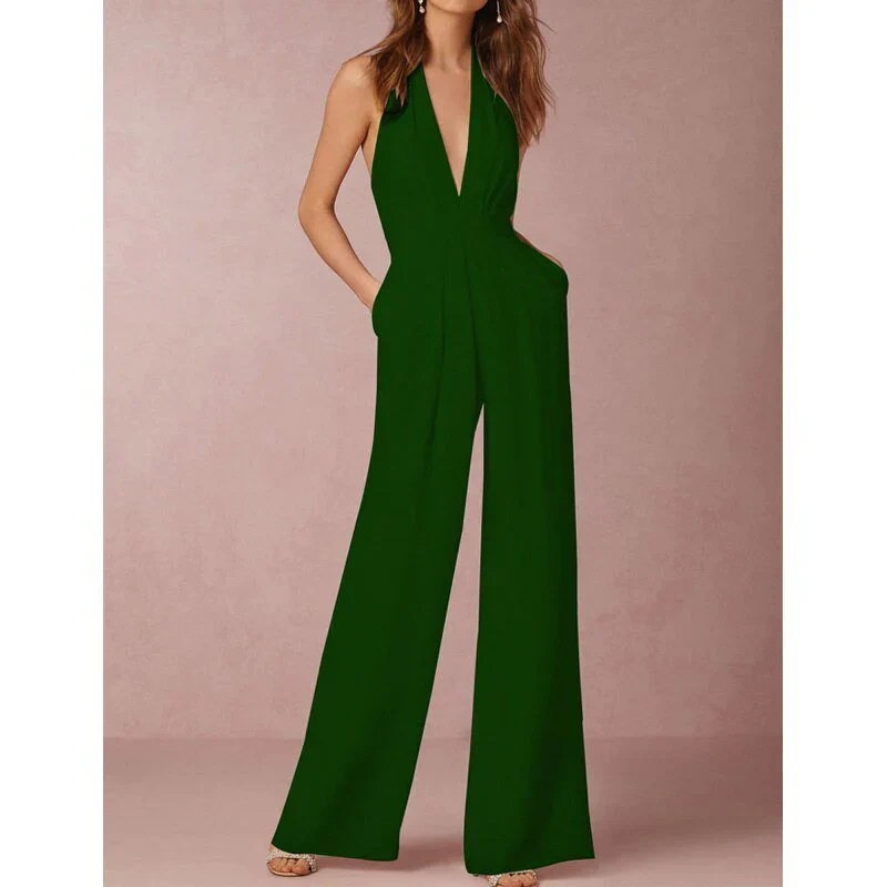 Verona V-neck Jumpsuit - Image 4