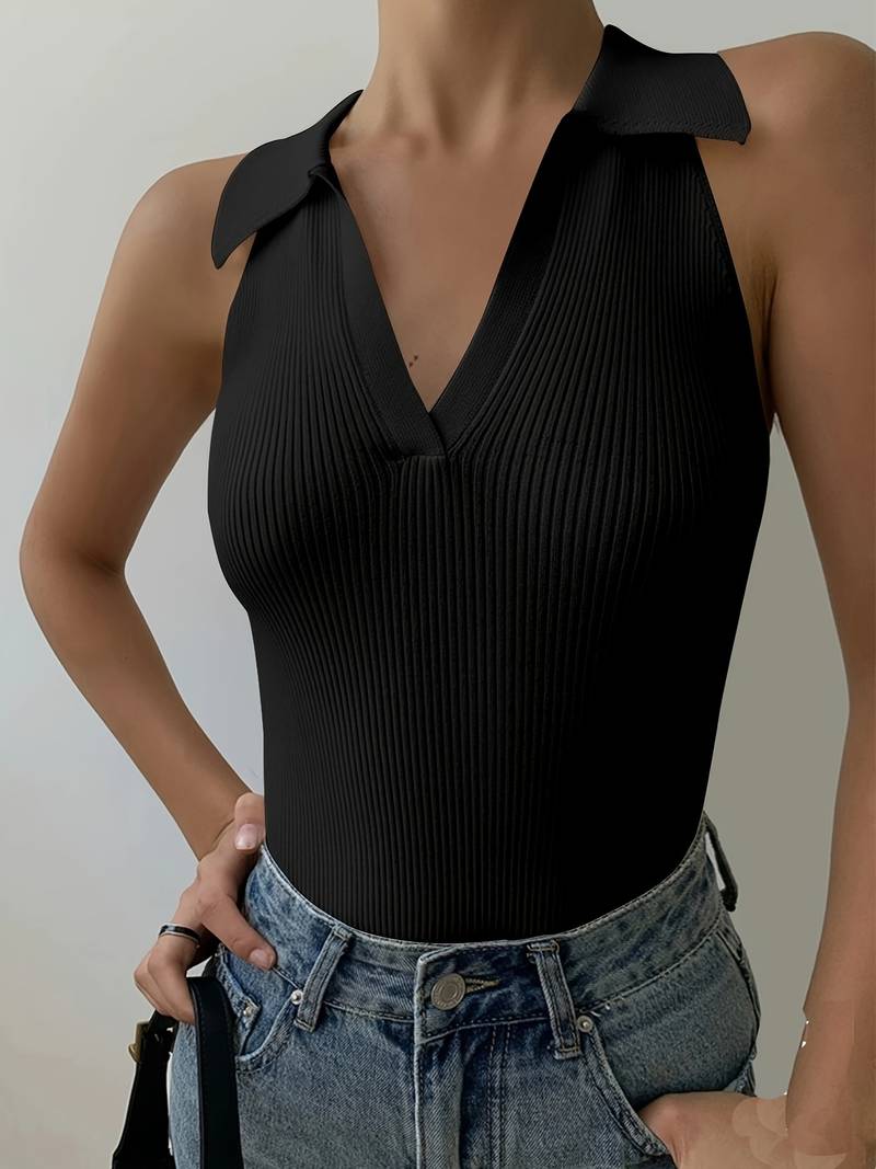 Viviana V-neck Polo - Image 8
